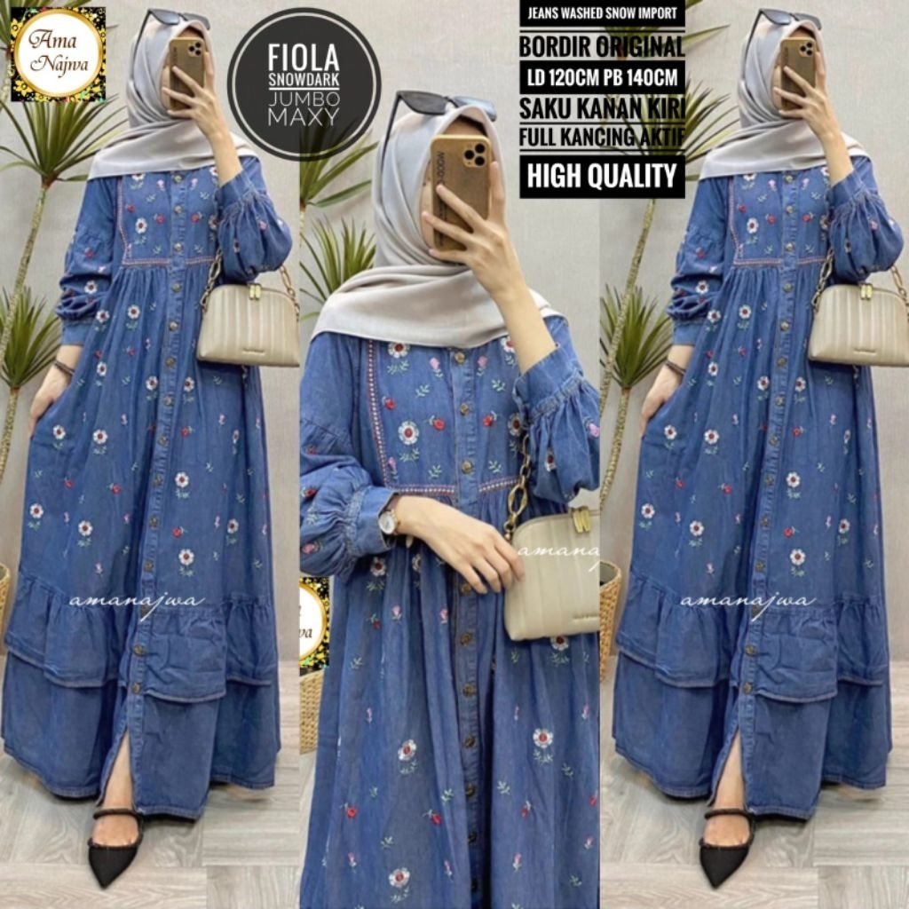 GAMIS JEANS WASH  JUMBO & SUPER JUMBO FIOLA