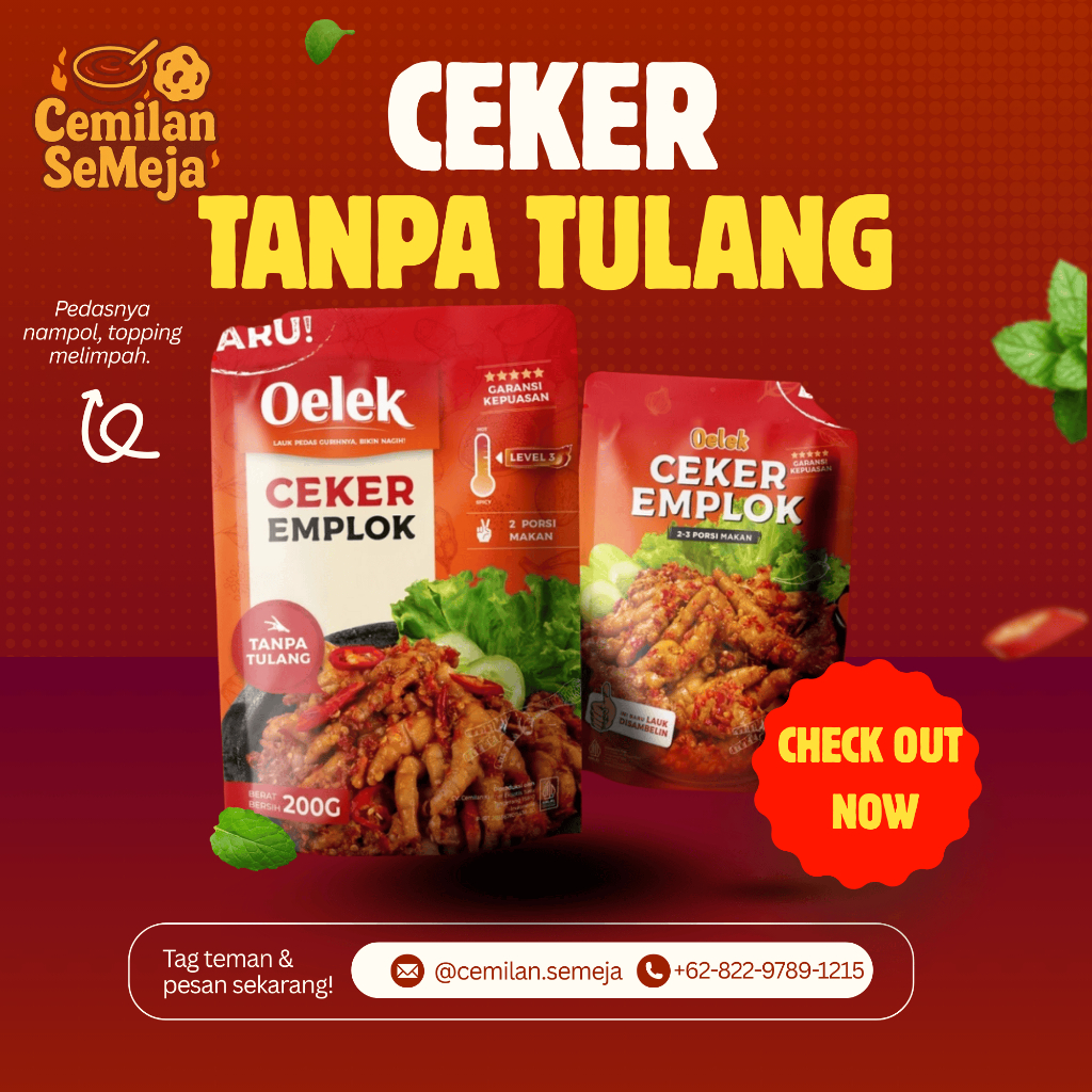 

Oelek Ceker Emplok Mercon Tanpa Tulang