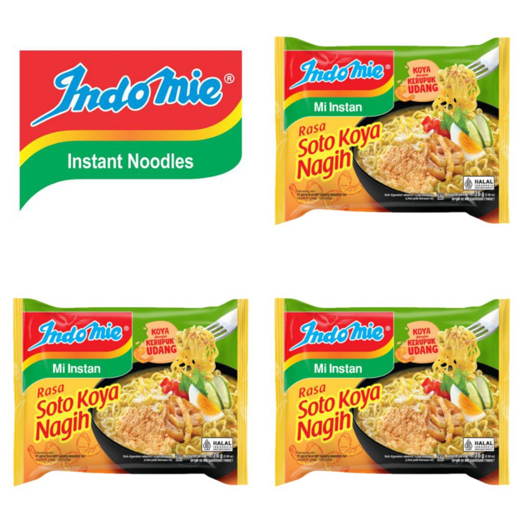 

Indomie Mi Instan Rasa Soto Koya Nagih 76 Gram