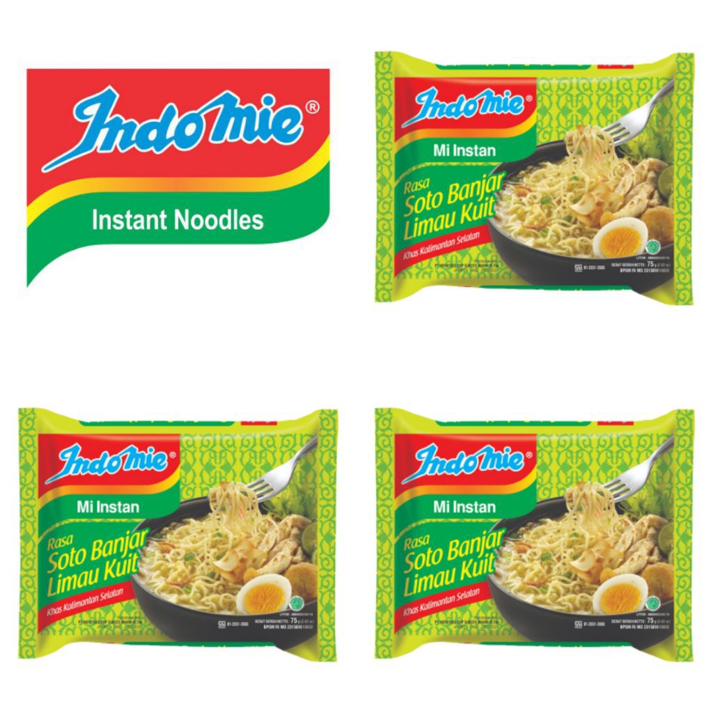 

Indomie Mi Instan Rasa Soto Banjar Limau Kuit 75 Gram