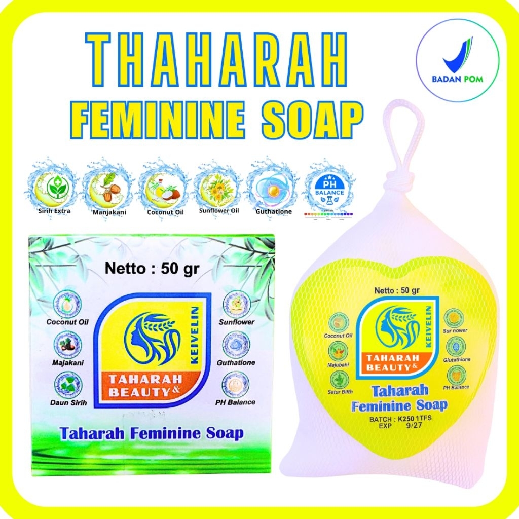 Sabun Rapet Taharah Feminine Soap Taharah Beauty