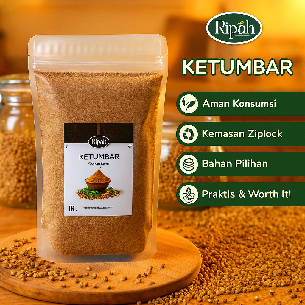 

60gr Ketumbar Bubuk/ Ketumbar Butek Busem / Coriander / Rempah / Ripah Rempah PREMIUM QUALITY