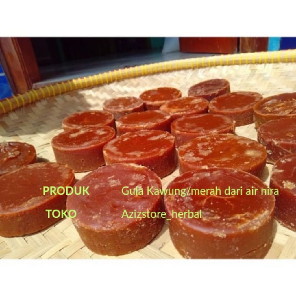 

gula merah/Kawung asli 100%murni tanpa campuran 500 gram
