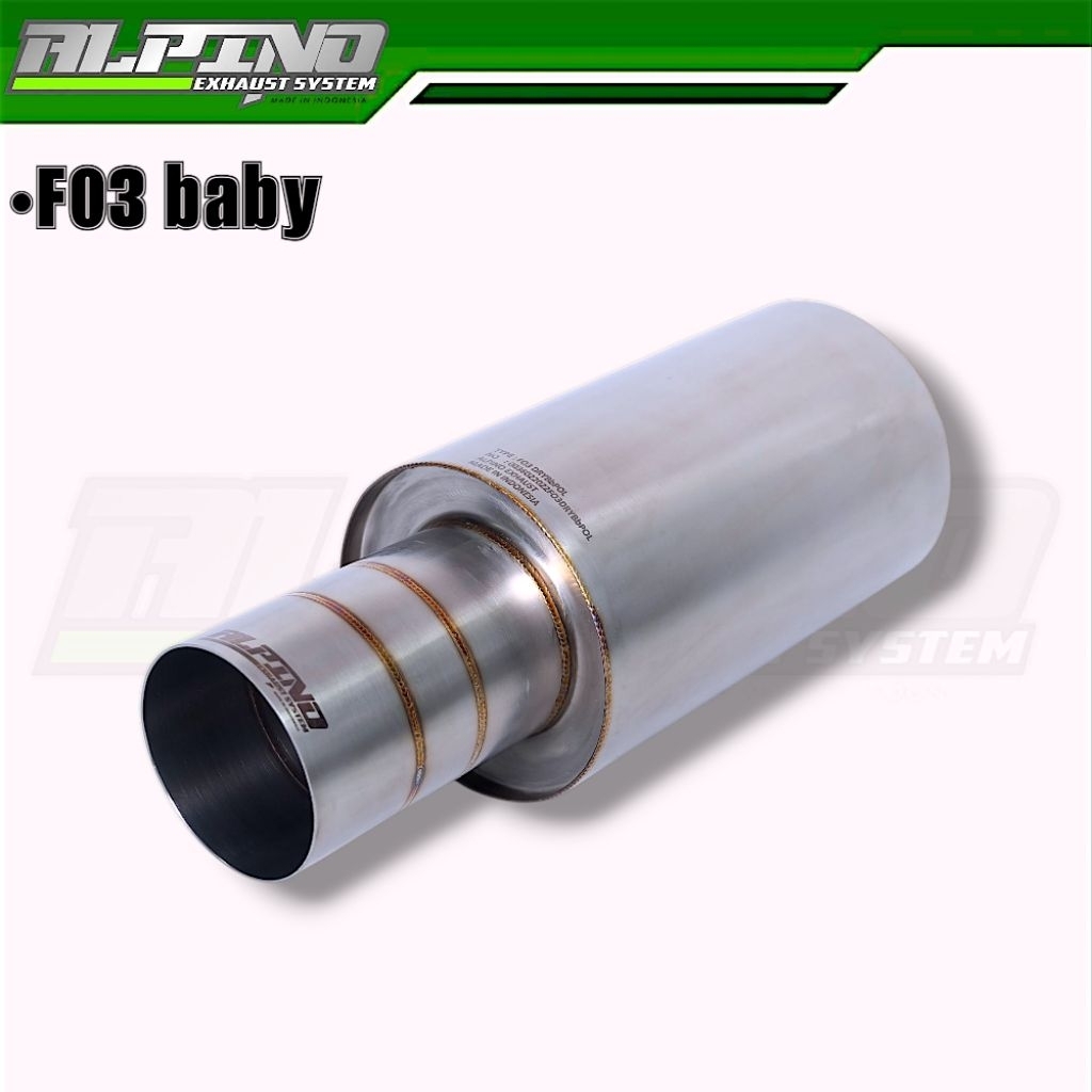Knalpot Mobil Alpino F03 Baby