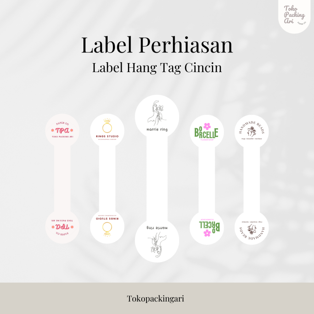 

Label Perhiasan | Label Cincin | Label Hang Tag Cincin | Label Gelang | Label Kalung