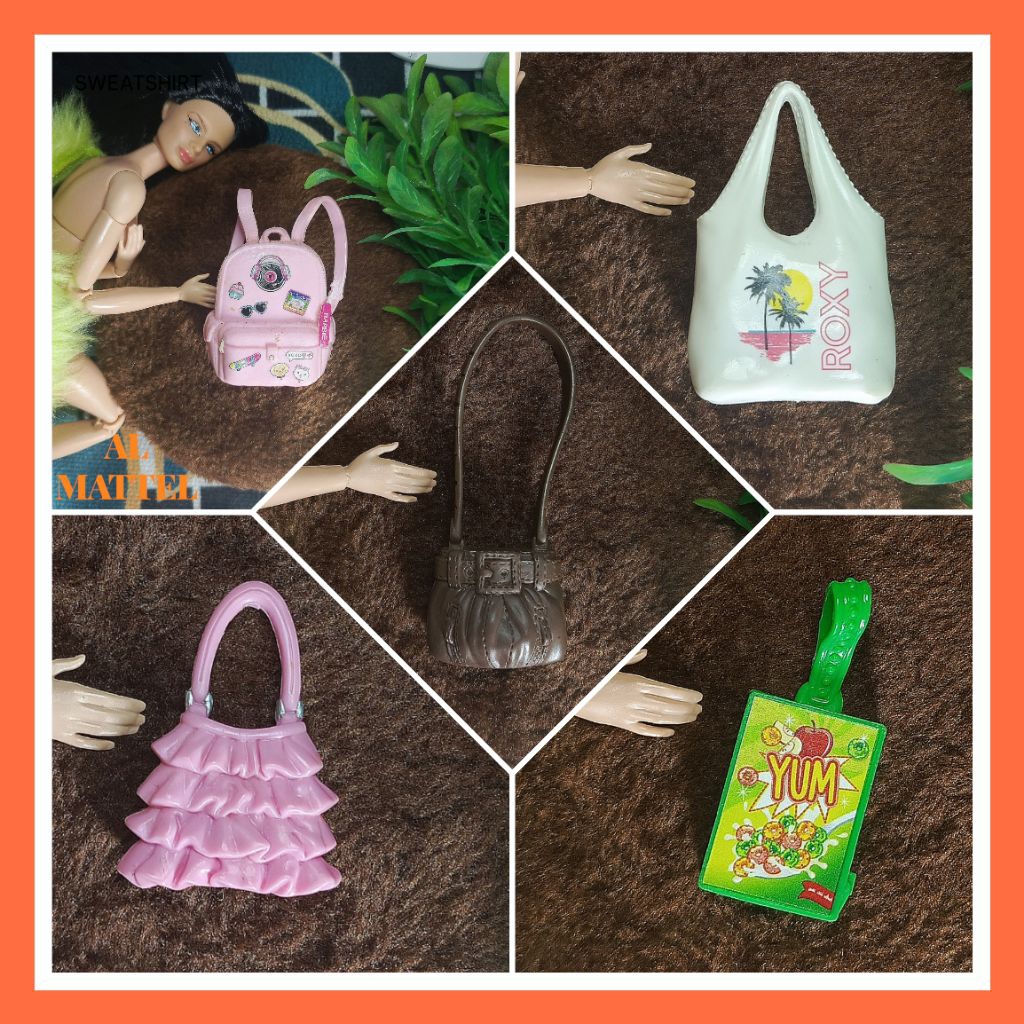 Variasi Tas/Ransel/Handbag Barbie,Ken (Brand Mattel) <- [Preloved]