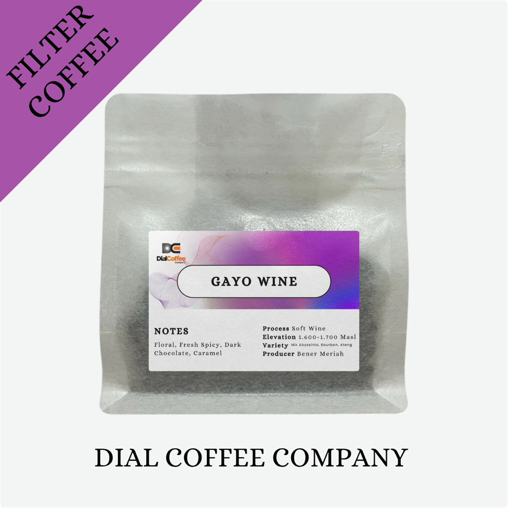 

Kopi Arabika Aceh Gayo Wine 250 gram 250gr 250g Roasted Bean Arabica Coffee