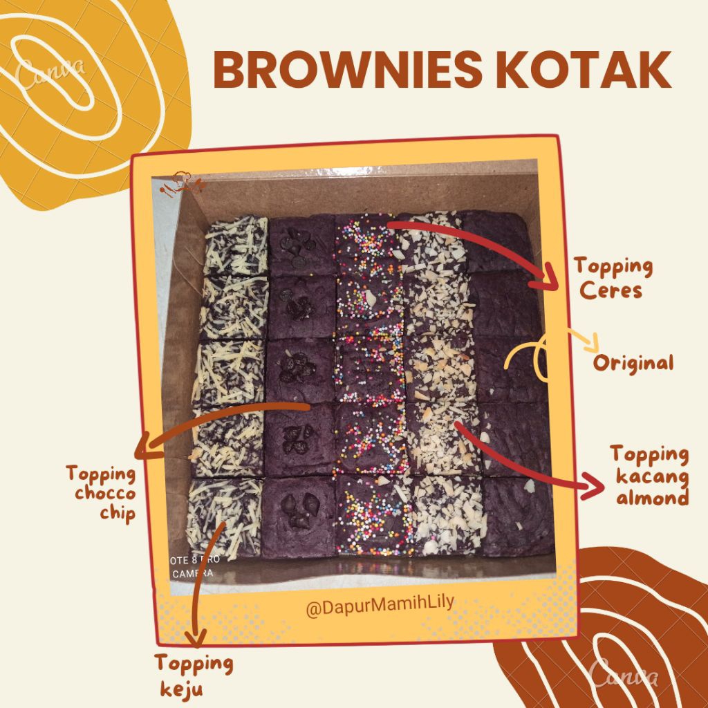 

Brownies Paggang Original 1 Loyang Fresh from the oven