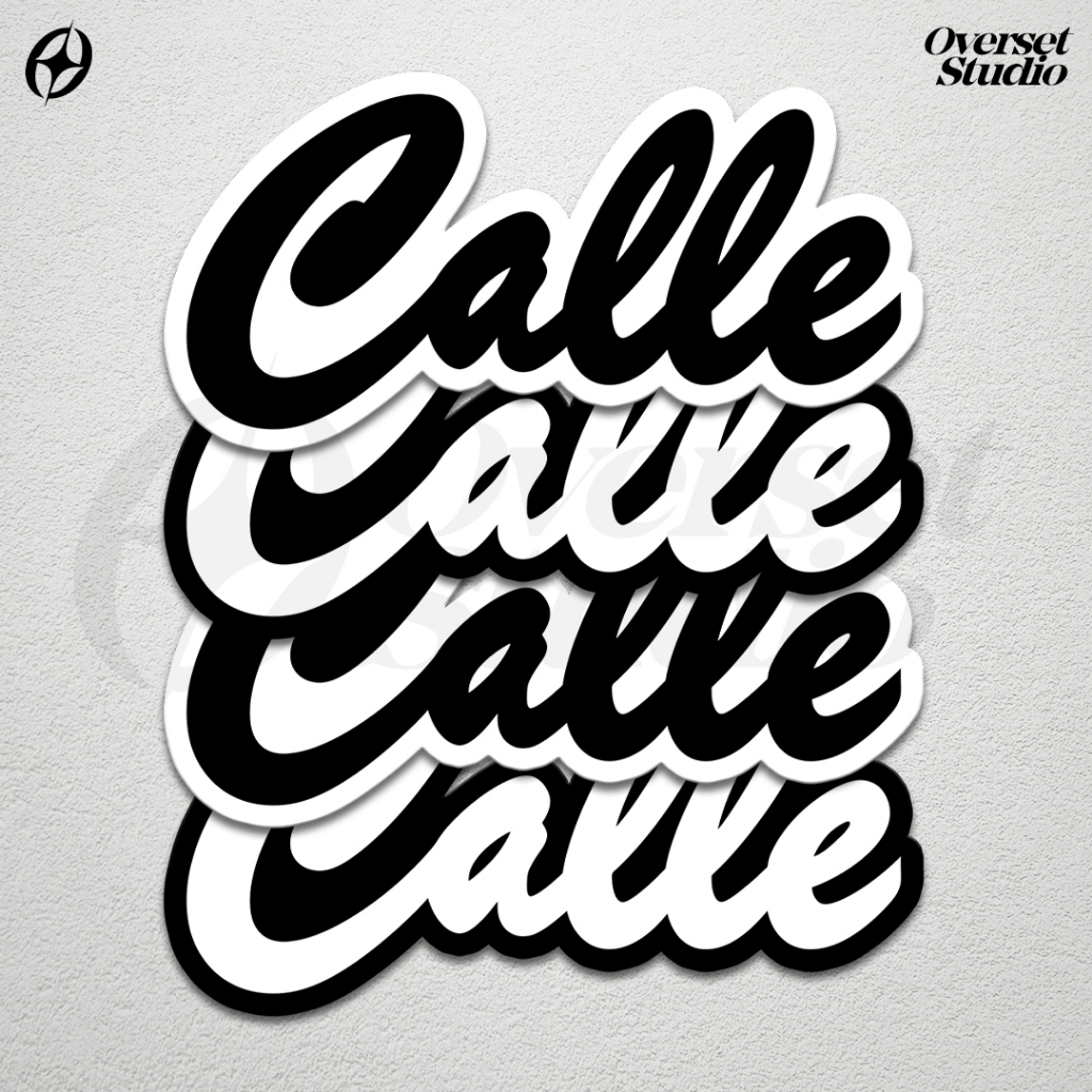 

(GRATIS ONGKIR & COD) Sticker Calle Brand Logo / Stiker Brand Lokal Calle / Sticker Brand Calle x Snsb Hypebeast Streetwear / Sticker Calle Snsb Chmb Preface / Sticker Vinyl Glossy / Sticker Aesthetic / Stiker Satuan / Stiker Tumbler