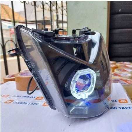 FULLSET REFLEKTOR LAMPU DEPAN BEAT FI 2012 - 2015 BILED ALA ALA BIKIN SILAU / REFLEKTOR BILED BEAT F