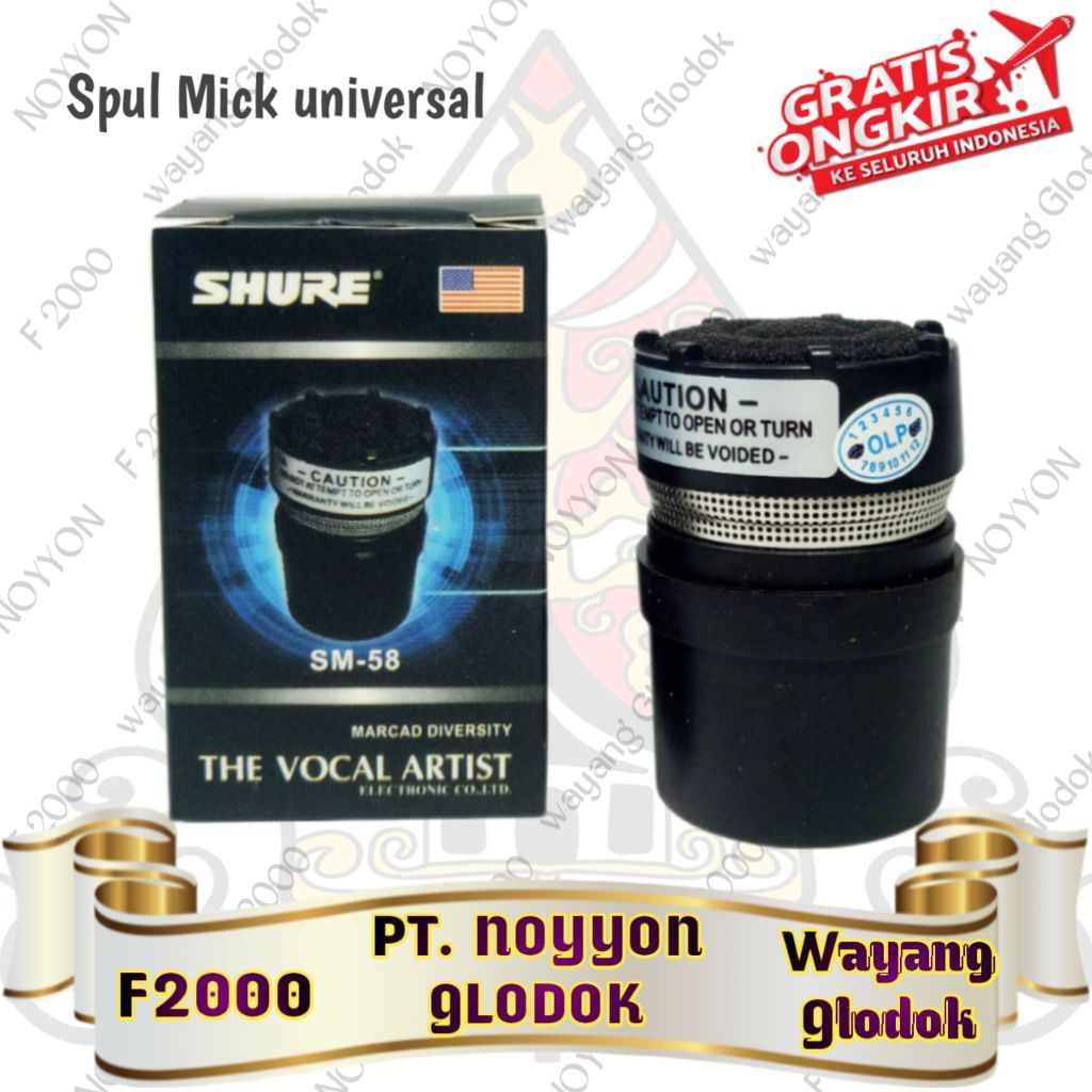 spul Mick shure SM 58 mikrofon spool mik universal