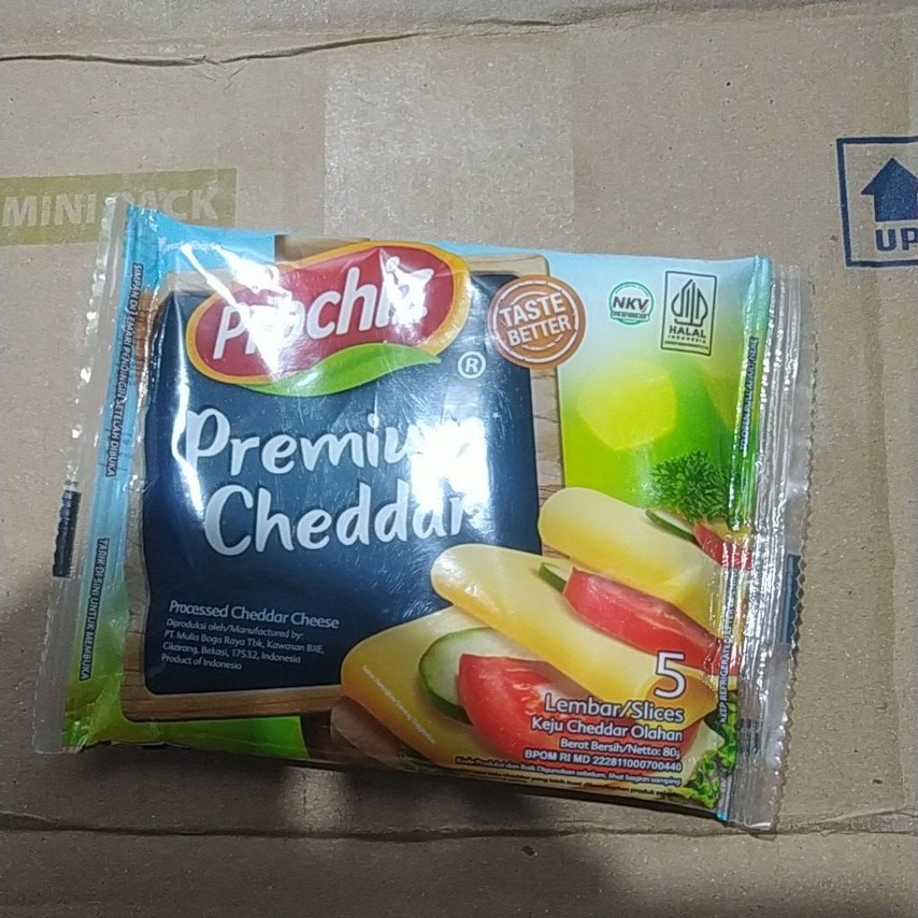 

Keju Prochizz Cheddar Slice 5
