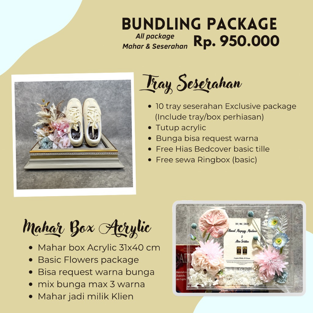 Package Mahar & Seserahan (SEWA)