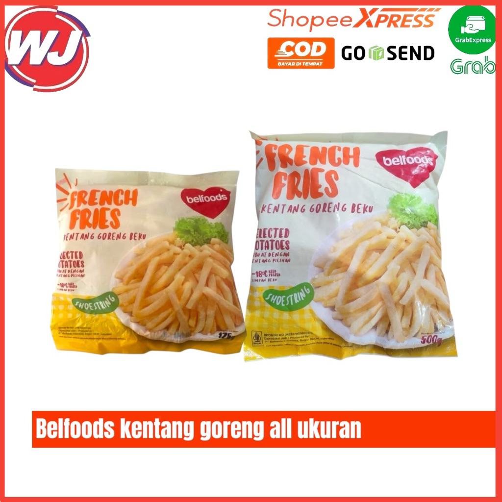 

BELFOODS KENTANG GORENG ALL UKURAN