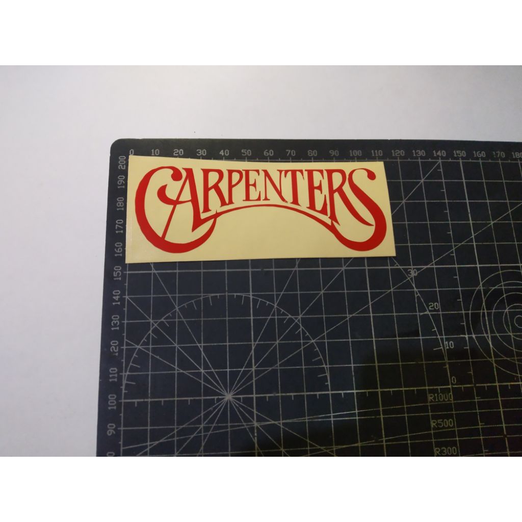 stiker cutting carpenters