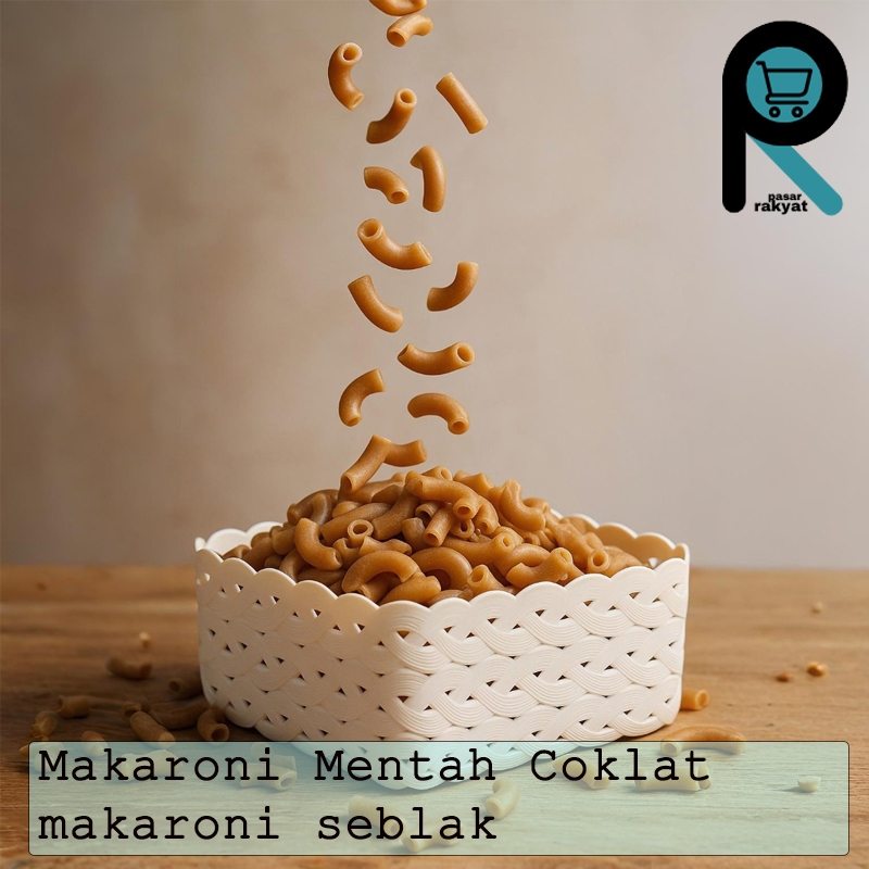 

Makaroni Kerupuk Seblak Mentah Coklat Pendek