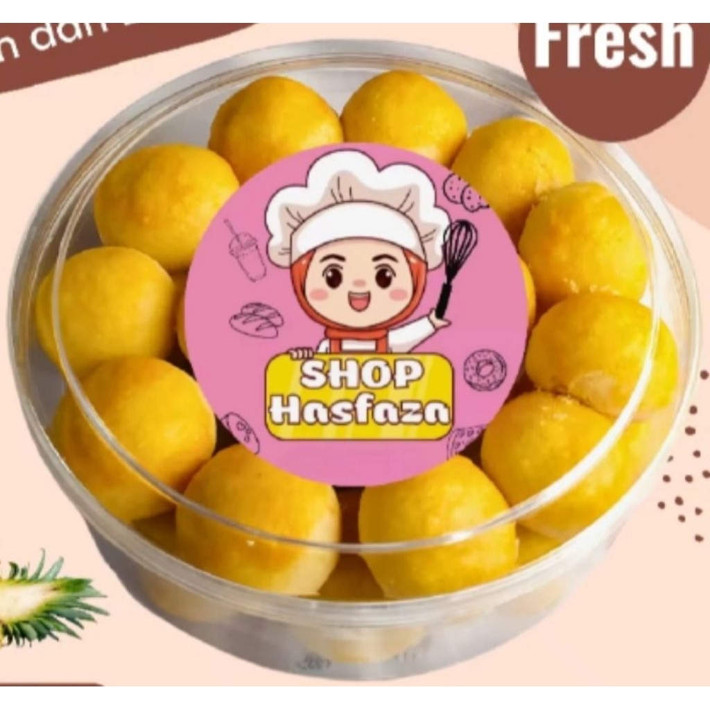 

Kue Nastar Premium Isi Nanas Lembut 250gr – Kue Kering Lebaran Harga Murah, Bisa COD