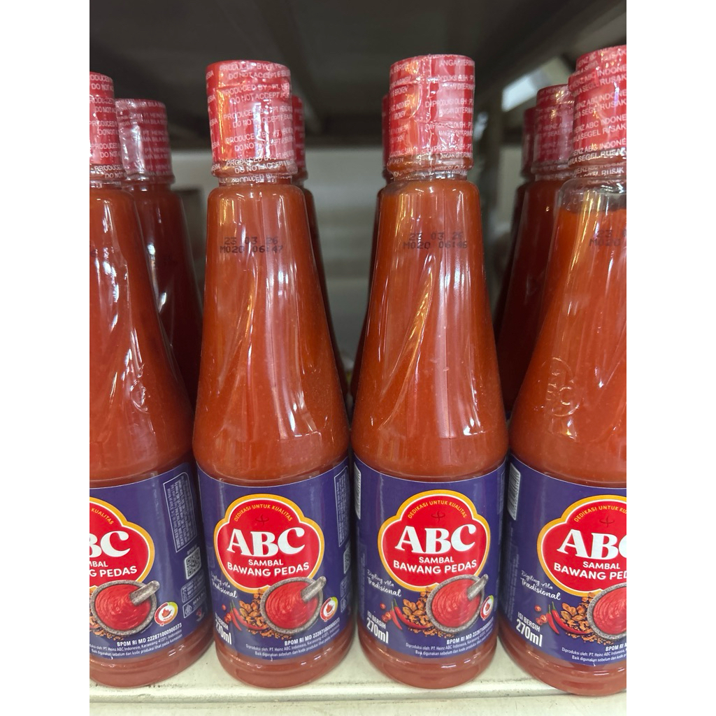 

ABC Sambal Bawang Pedas 275ml Botol