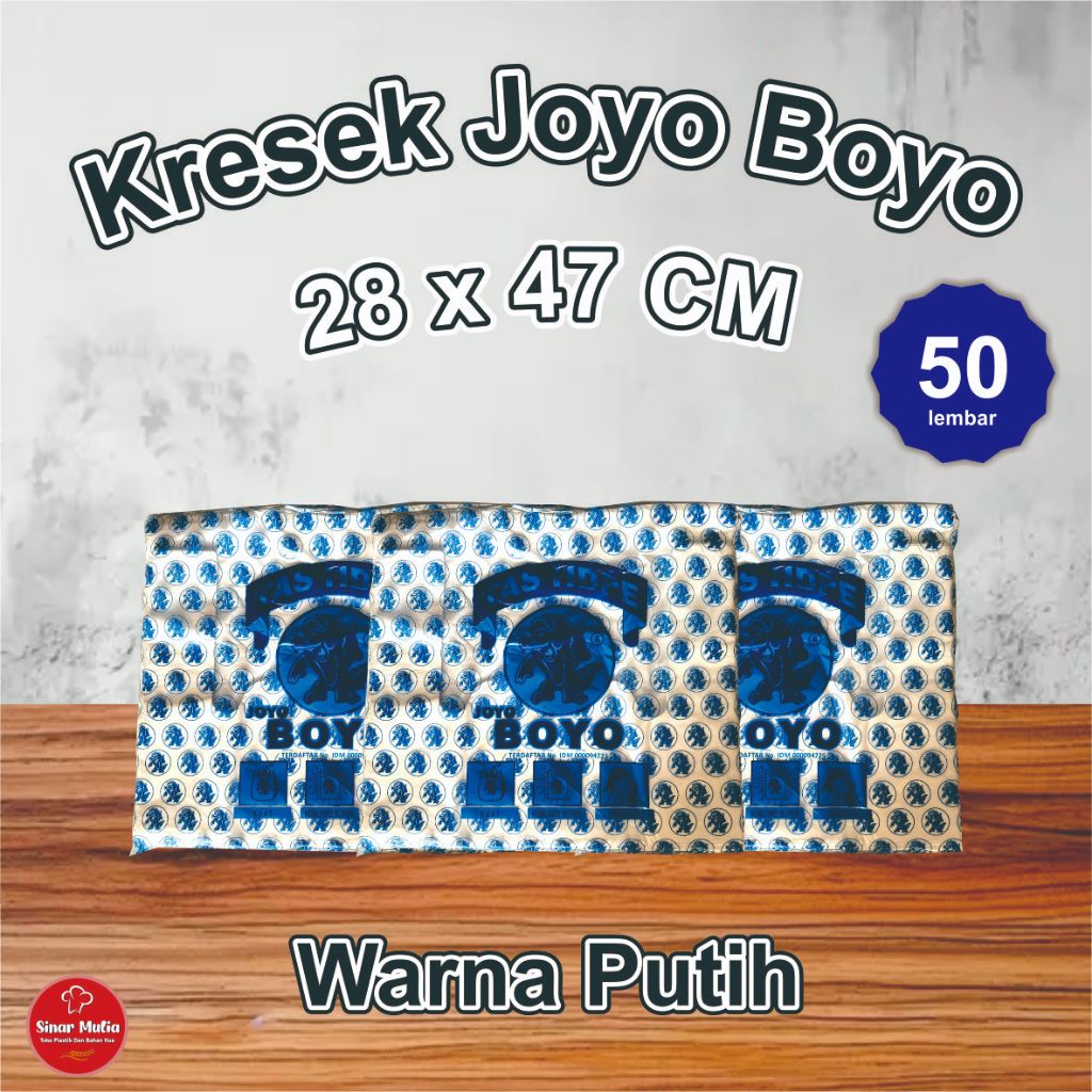Tas Kresek Joyo Boyo Putih 28