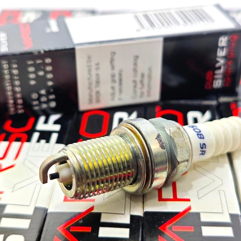 BUSI BRISK PURE SILVER MOTOR MOBIL 508 808 S SR satria 2 tak rgr ts 125 satria hiu ninja rgr diesel 