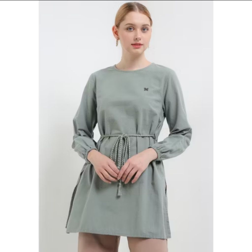 Venela Green Blouse - EXPAND,Pakaian Wanita