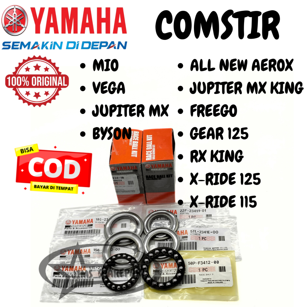 ORIGINAL 100% COMSTIR YAMAHA 35D MIO VEGA JUPITER MX KING BYSON ALL NEW AEROX FREEGO GEAR 125 RX KIN