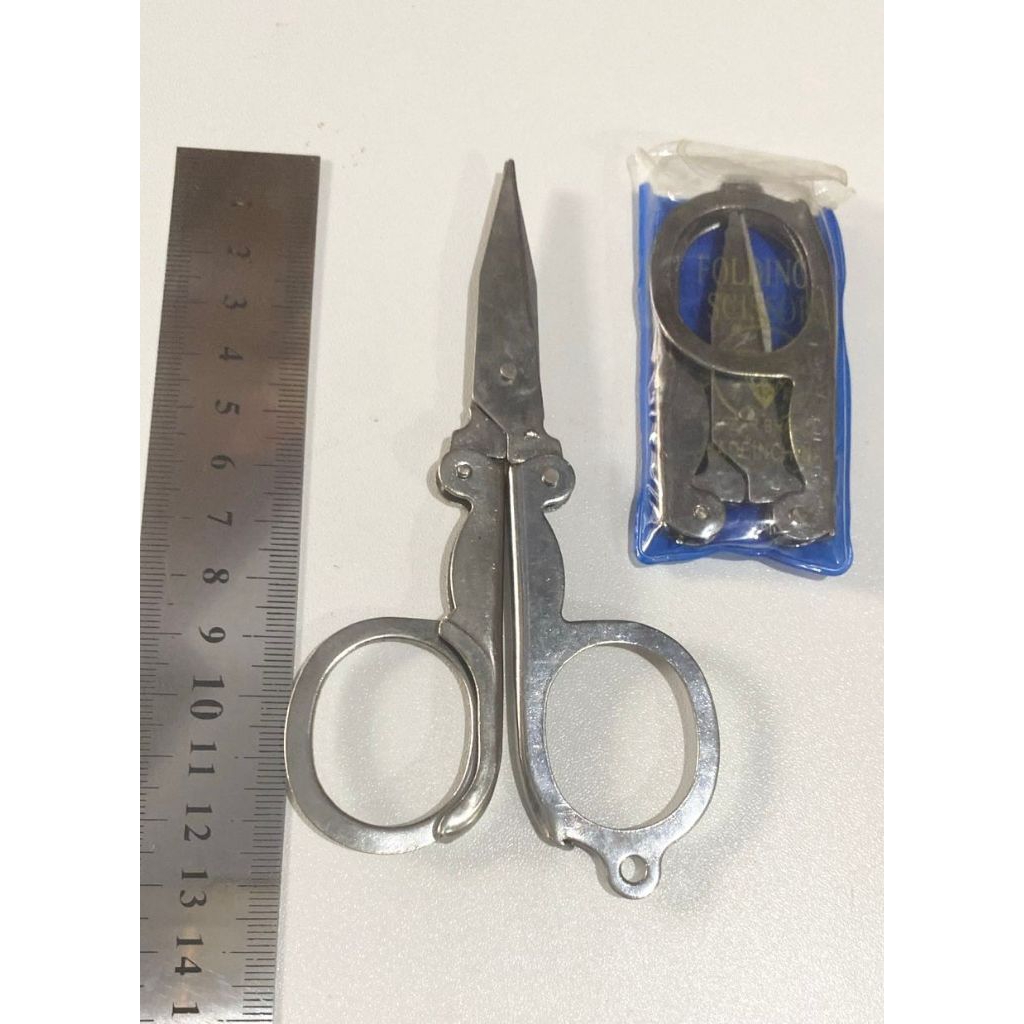 

gunting lipat / gunting lipat stainless steel 12cm / gunting lipat portable / gunting travelling