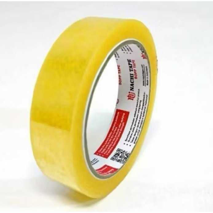 

(1 Dos isi 6 BIJI) Isolasi Bening Lakban Nachi 24mm x 72yard 1 inch