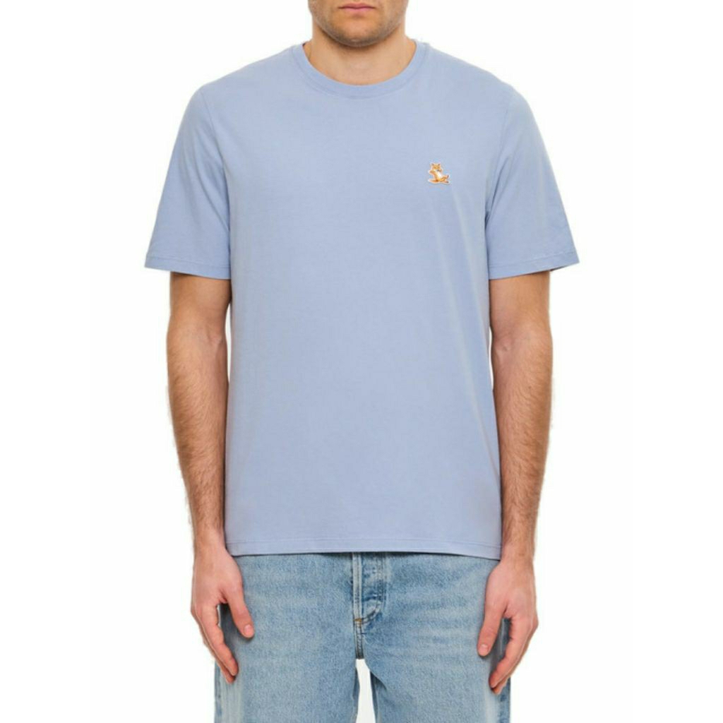 Maison Kitsune Chillax Regular T-Shirt Blue