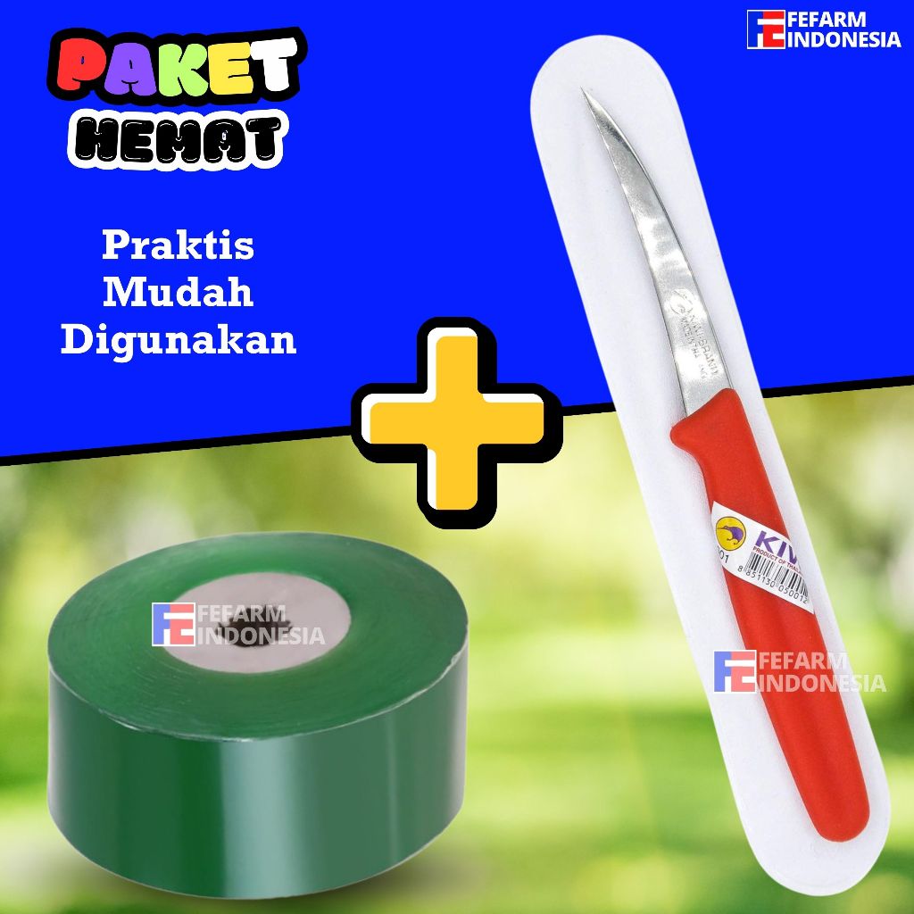 PISAU GRAFTING Cangkok Stek Okulasi Pruning Grafting Tape Parafilm Taman