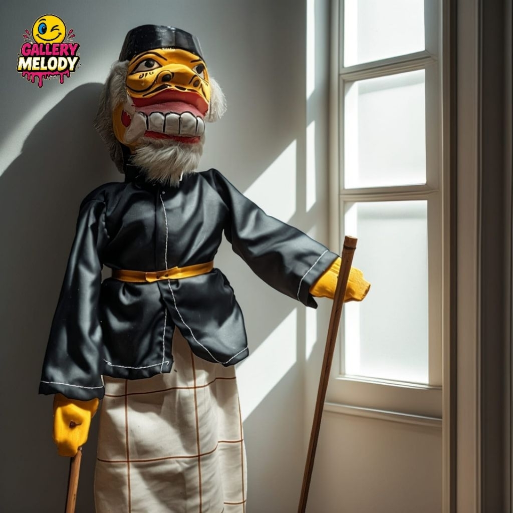 Wayang Golek Buta Budeg/Bewok Medium 55cm