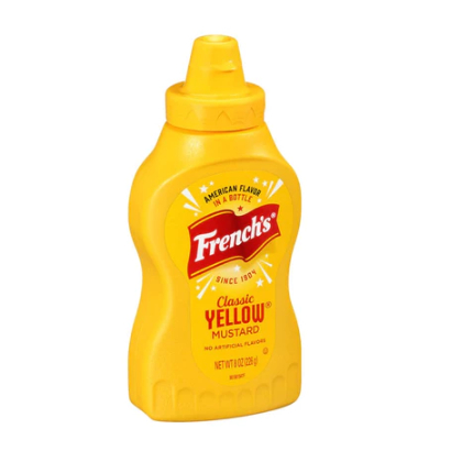 

FRENCH'S Classic Yellow Mustard / SAUS MUSTARD 226gr 8oz