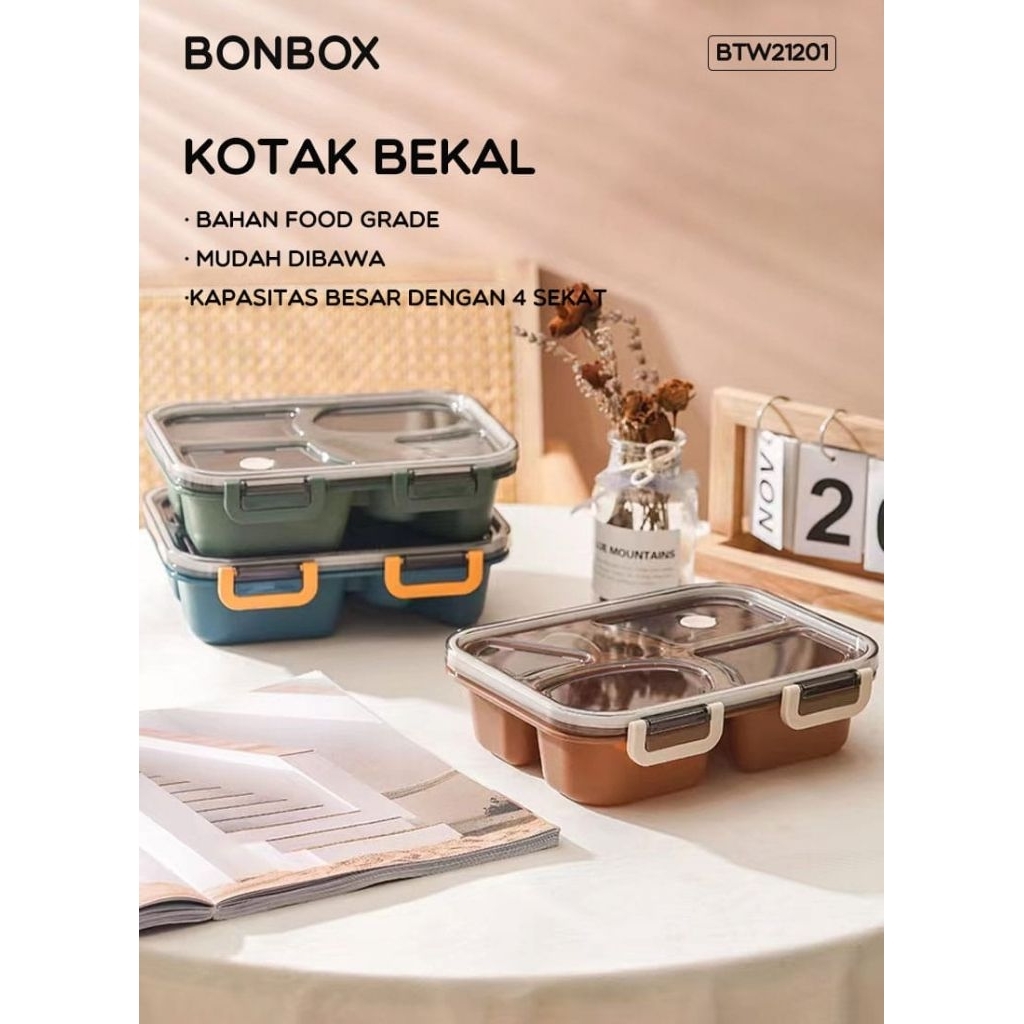 BONBOX Tableware BTW21201 Kotak Bekal Makan