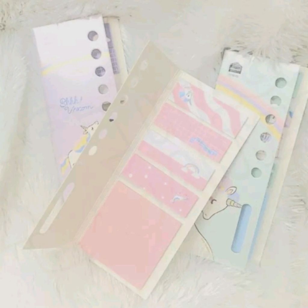 

Sticky notes unicorn (1 pcs) / Stick marker unicorn / Penanda buku unicorn / pembatas buku unicorn, BTS