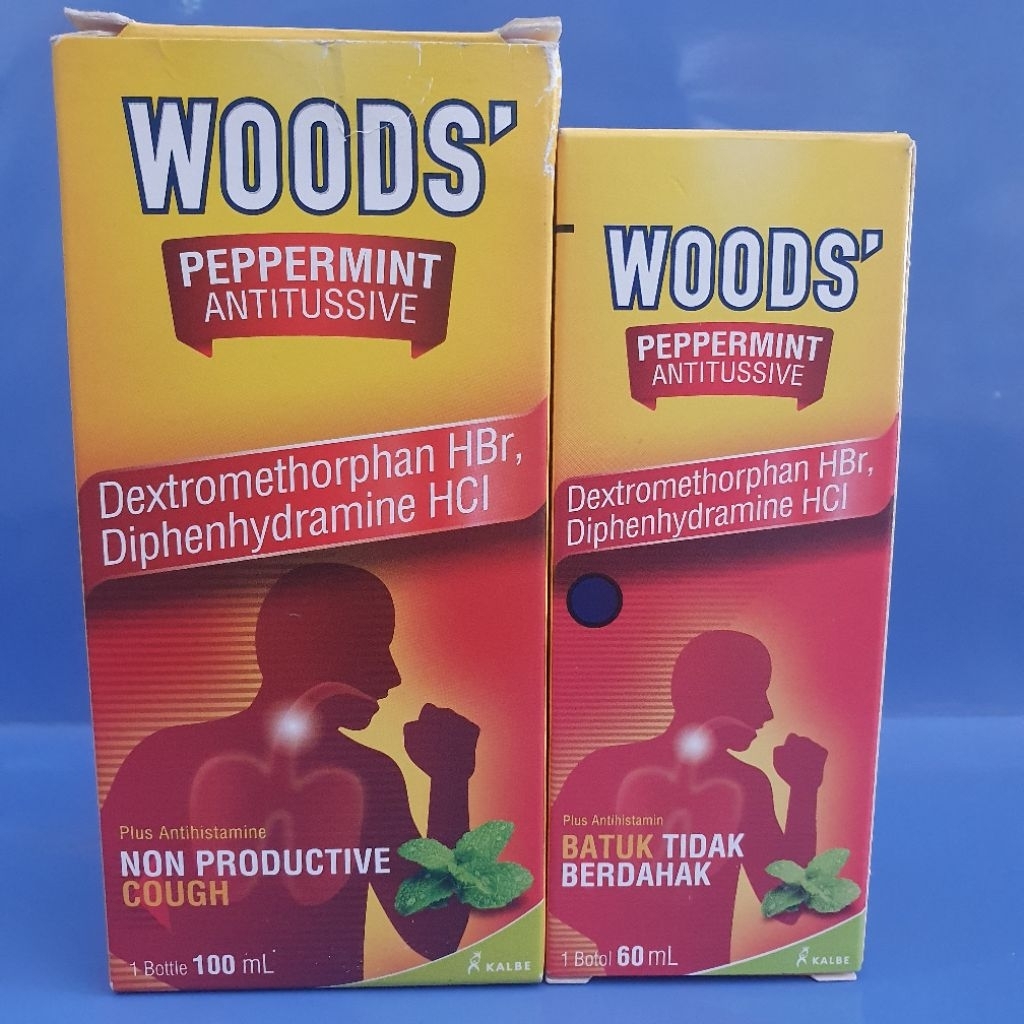 Woods Antitusiv Syr/Batuk Tenggorokan gatal dan kering