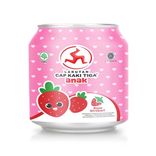 

larutan cap kaki tiga anak stroberry klg