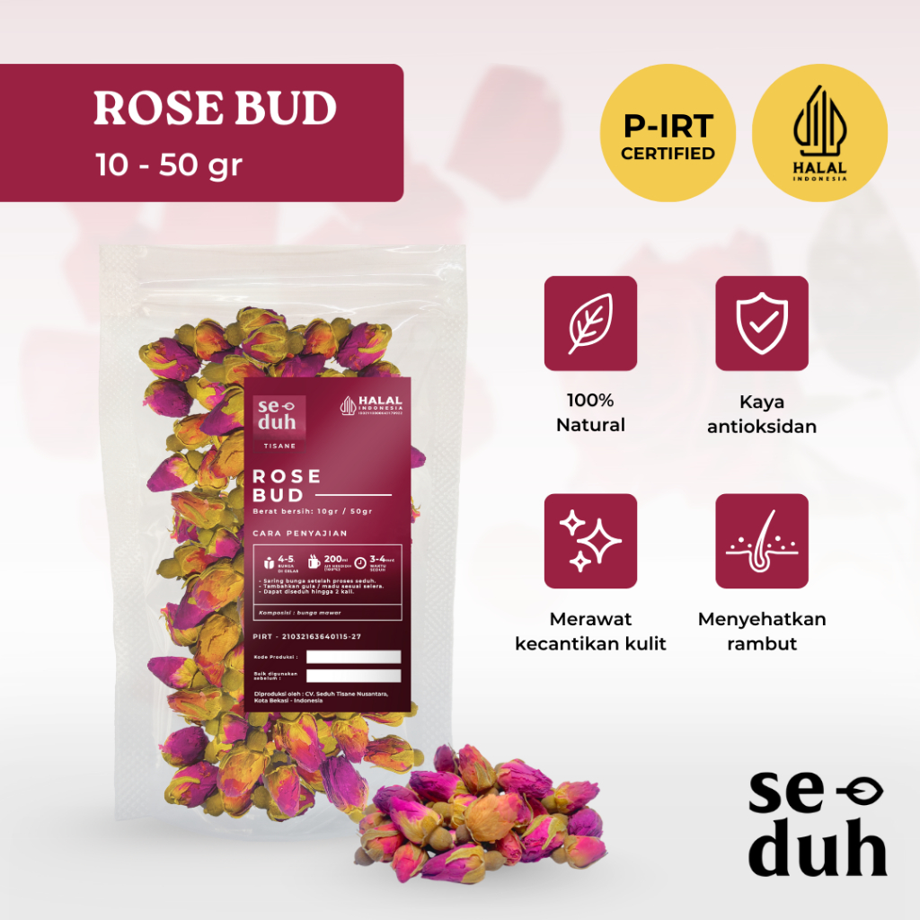 

SEDUH TEA & TISANE | Rose Tea / Teh Bunga Mawar / Flower Tea 10gr - 50gr