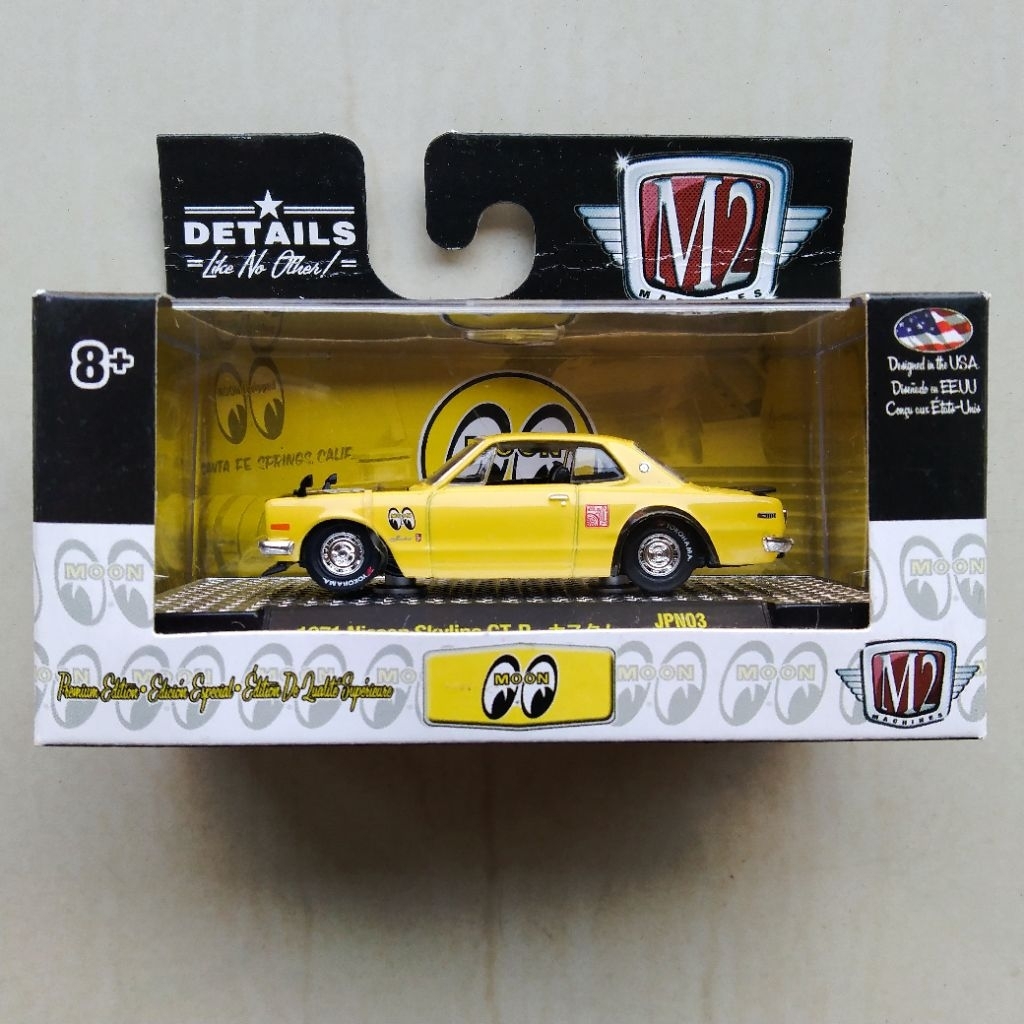 M2 Machines 1971 Nissan Skyline GT-R Mooneyes
