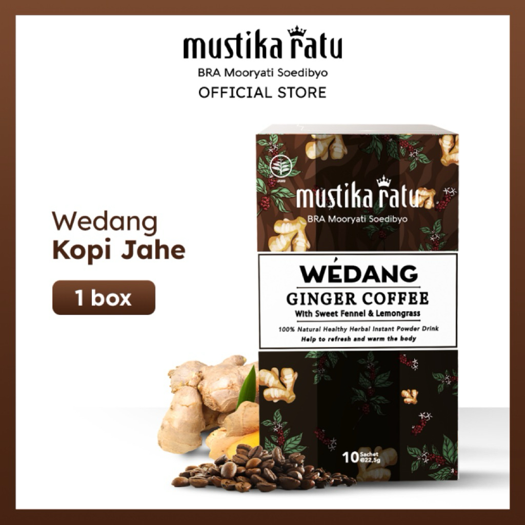

wedang kopi jahe mustika ratu 1box