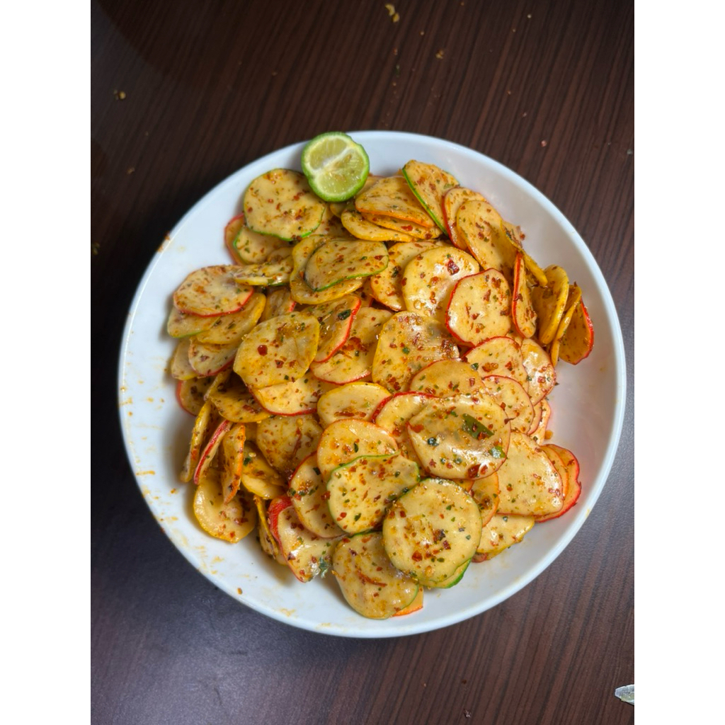 

kerupuk seblak kering pedas/Kerupuk Seblak Kering Warna Warni Pedas Daun Jeruk – Snack Kekinian 250g/500g/1kg (Original Pedas & Extra Pedas)