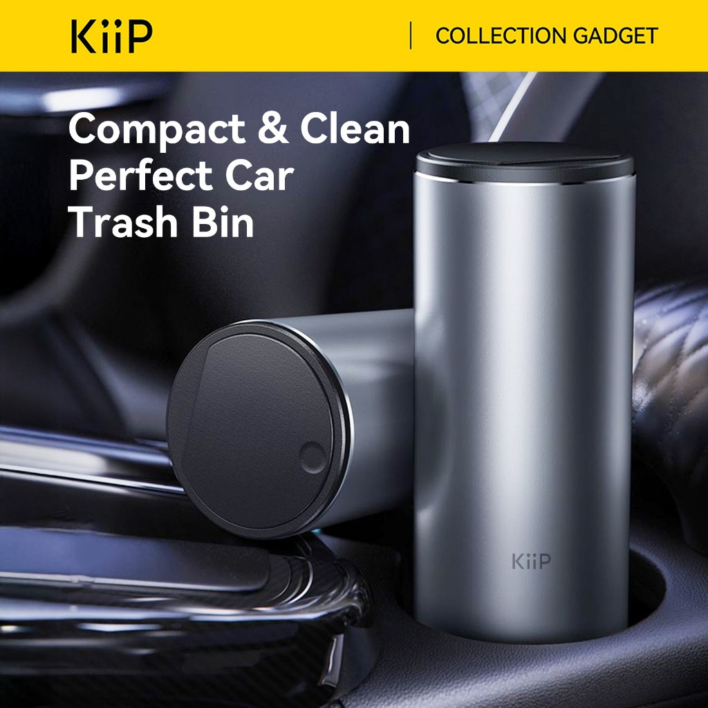 KiiP BIN01 Tempat Sampah Mobil Mini Serbaguna Car Trash Bin Premium Quality