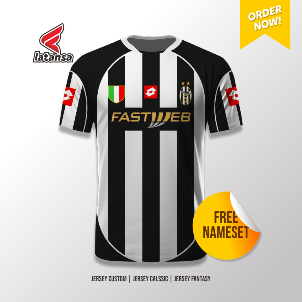 JERSEY JUVENTUS RETTRO KLASIK | JERSEY JUVE | JERSEY JUVENTUS 2002/2003