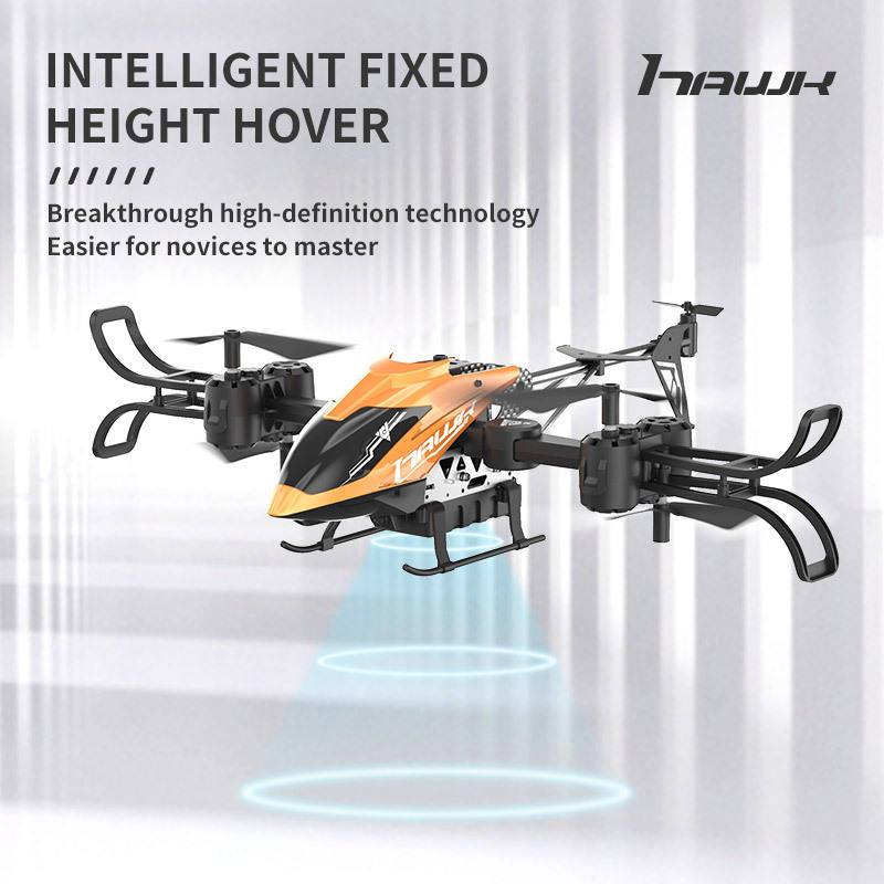 RC Helikopter dengan Kamera HD 4K WiFi FPV Helikopter Remote Control Ada Lampu Flash RC Quadcopter