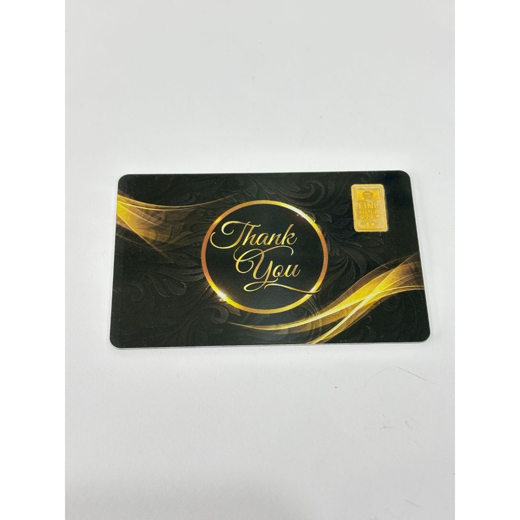 1 Gram Antam Gift Thank You Series Terima Kasih Hadiah Kado LM Logam Mulia Emas Batang Batangan