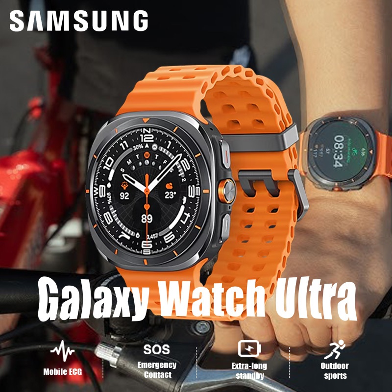 100% Original Samsung Galaxy Watch Ultra 47MM SmartWatch Jam Tangan Wanita Jam Tangan Pria Bluetooth