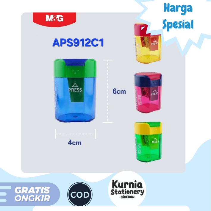 

M&G Sharpener Dual Holes / Pengkeruk Dua Lubang APS912C1