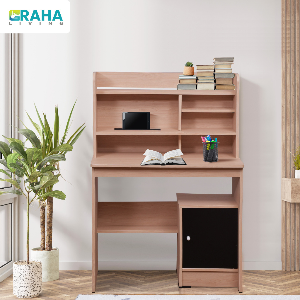 GRAHA LIVING - RENO MEJA BELAJAR ANAK SD-SMA/MINIMALIS/MEJA BELAJAR KAYU