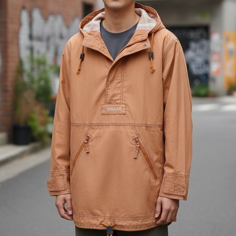 OMMAR Adjustable Pullover Anorak Jacket SECOND
