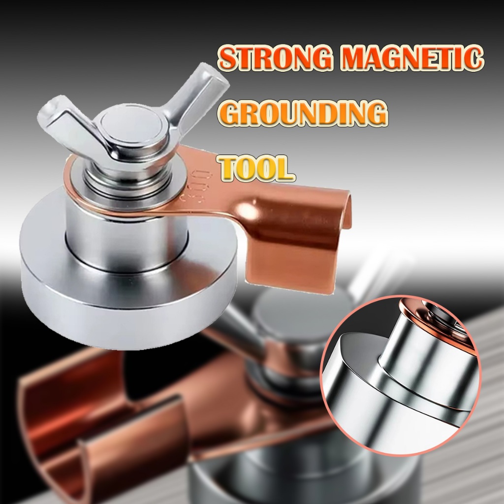 [27/33MM] las magnet kuat,Tang Las Magnet Stang Massa Magnit Klem Masa Las Gaya Magnet Super