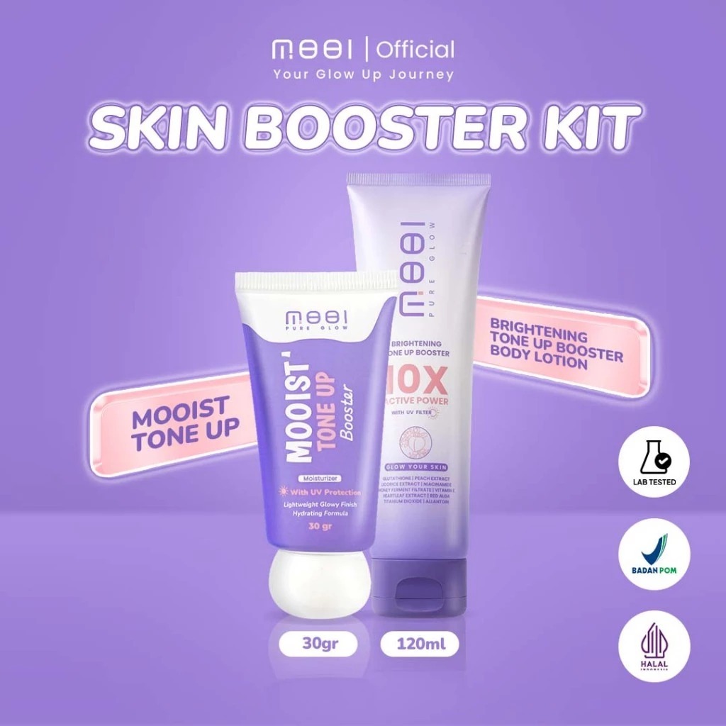 [MOOI] Bundling MOOIST Tone Up Booster + MOOI Tone UP Booster Body Lotion